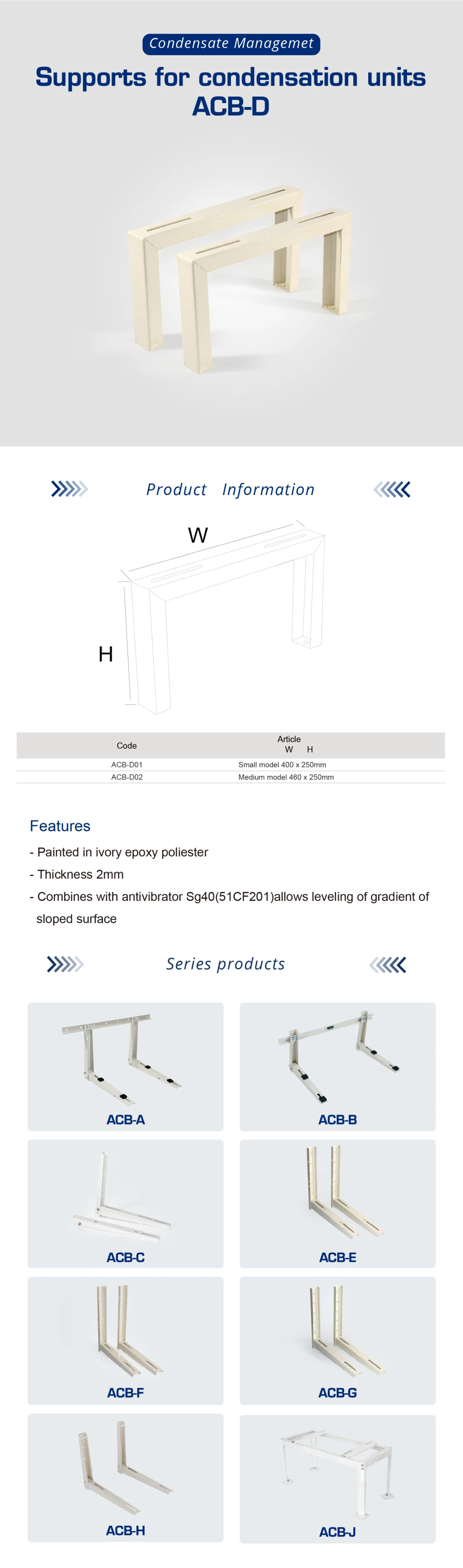 Air Conditioner Bracket Welded Brackets 21CF301